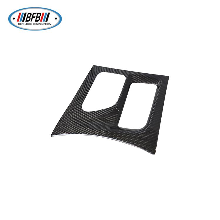 Carbon Fiber for Dodge Charger Center Console Gear Shift Panel Cover Trim Car Inner Accessories 2017 -2021 чёрный