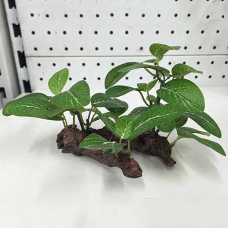 

Terrarium Artificial Water Plants Fish Tank Green Decoration Grass Landscape Ornaments Polynesian High Quality