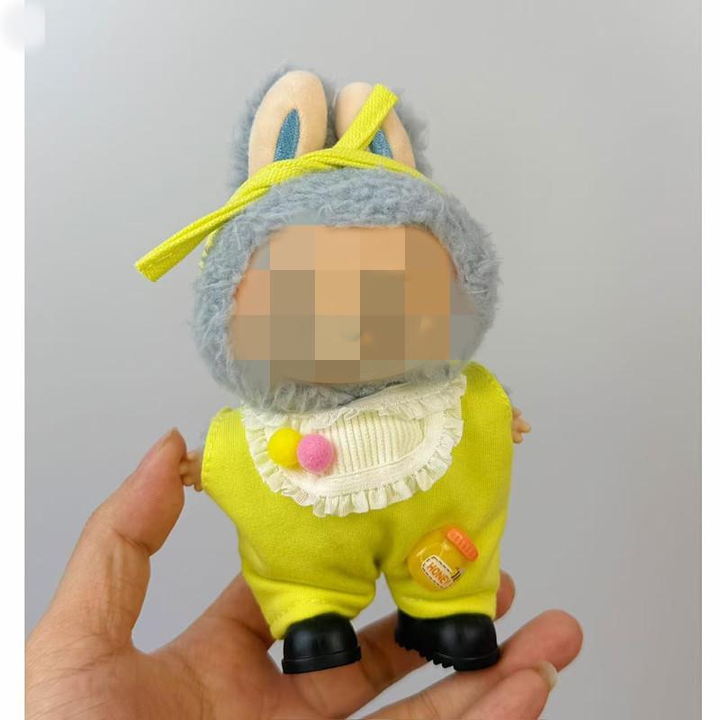 Labubu Pendant: Baby Clothes Blind Box - 17cm Macaron Vinyl.