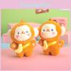Cute Plush Monkey Keychain Creative Cartoon Animal Bag Charm Gift For Girls