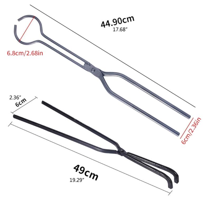 Crucible Tongs Melting Casting Furnace Refining Silver Copper Scrap Jewelry Making Tool Melting Furnace Holder Clamp