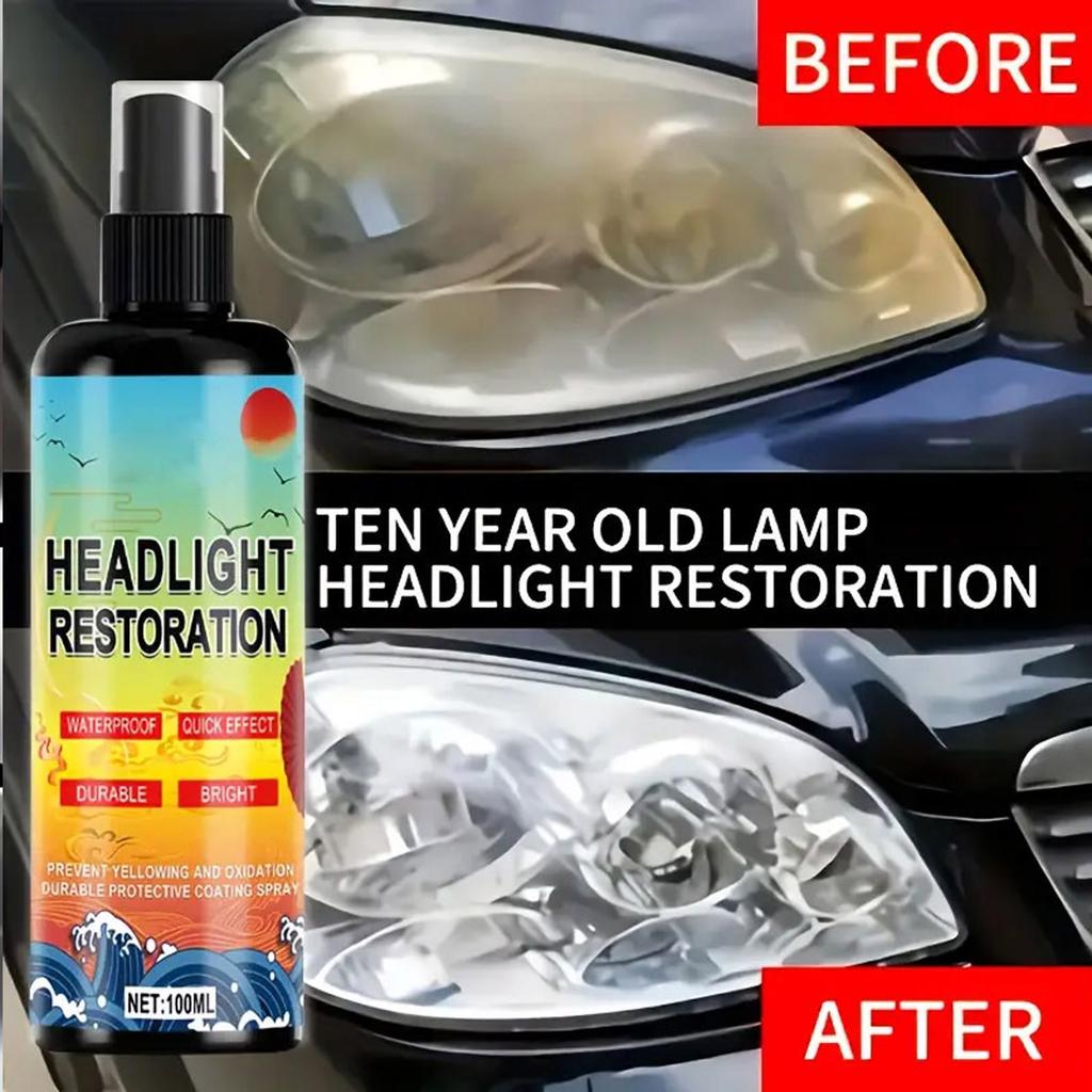 Scheinwerfer Ohne Polieren Auto Scheinwerfer Flüssigkeit Lampenschirm Vergilbung Alterung Scheinwerfer Lotion Flüssigkeit 100ml