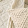 Color corduroy square pillow cover 4-piece 45 × 45cm sofa bed cushion cover