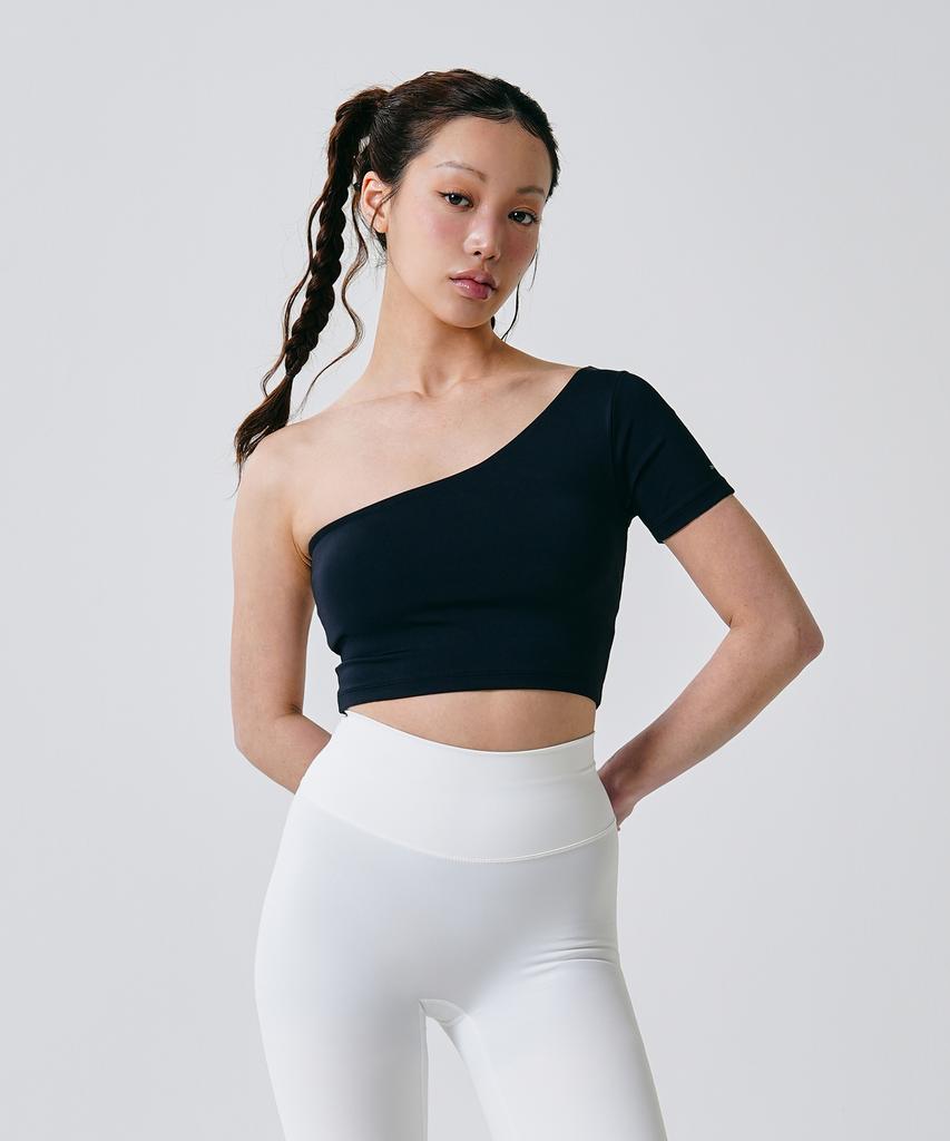 CONCHWEAR One-Shoulder Crop Top (2 Colors)