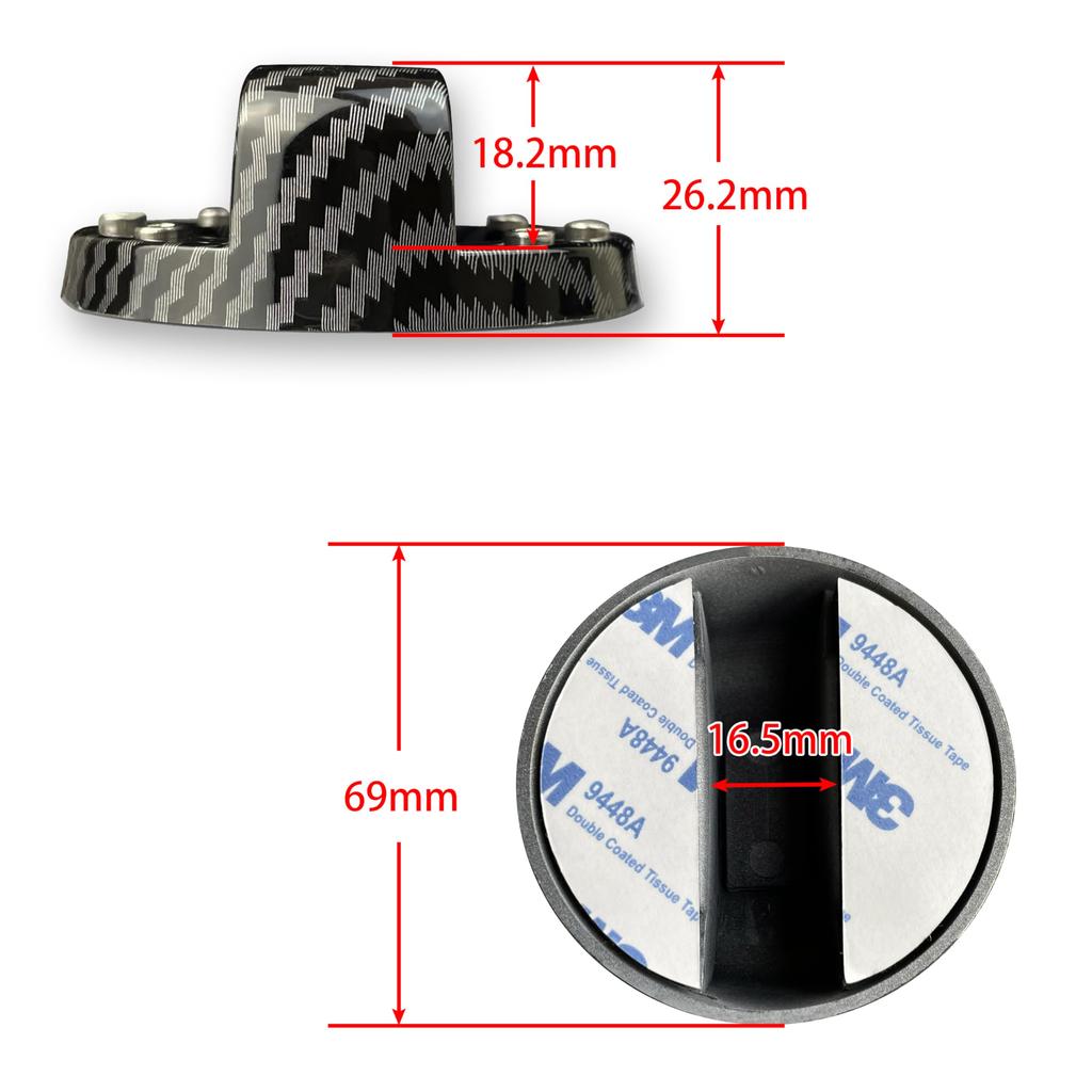 Jimny Fuel Filler Cap Fuel Cap Door Striker Door Lock Type Set Cover, Cover, Cover, Cover, Stick-On (Multicolor) [Used]
