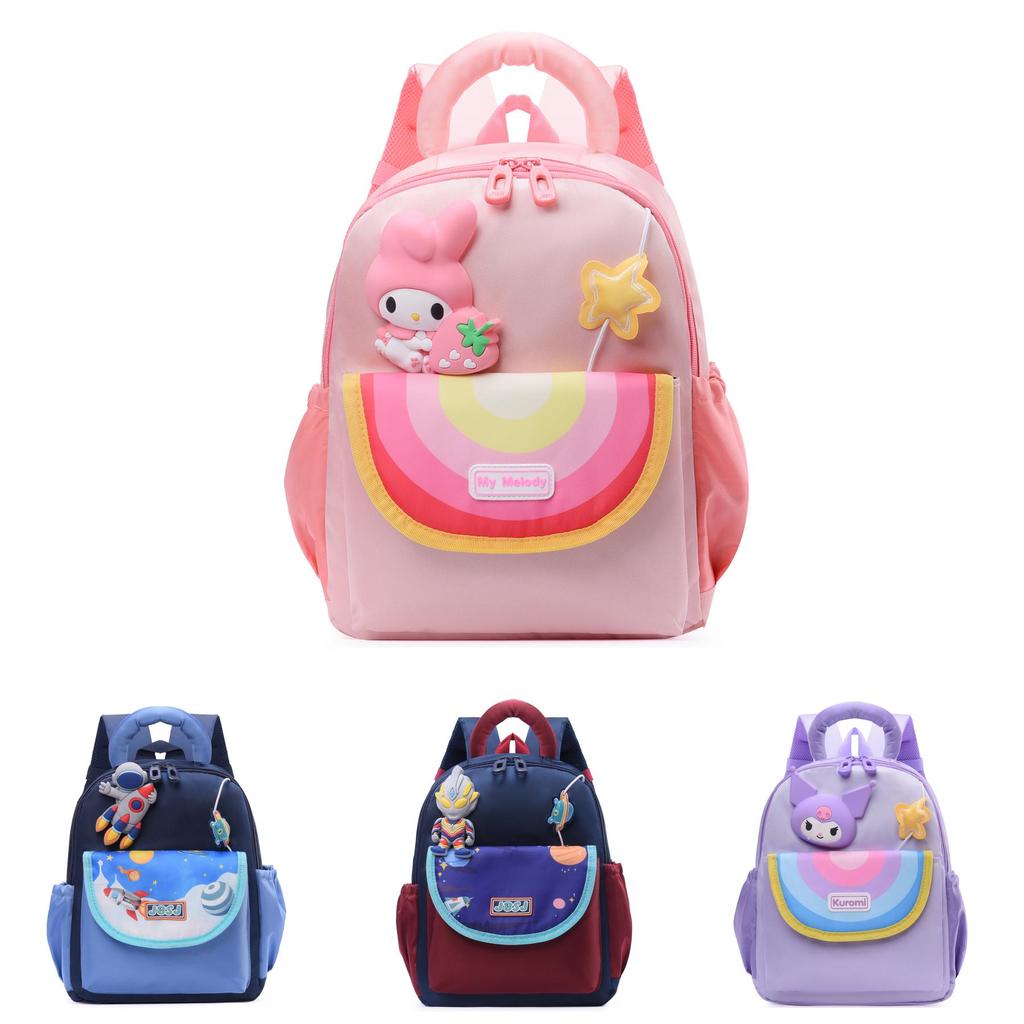 Kuromi Kids School Backpack With Large Capacity And Cartoon Design For Preschool Children