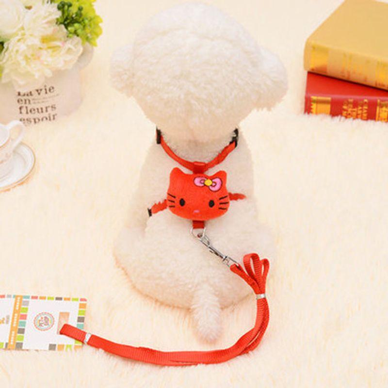 

Собака Рука Держащая Веревку Собачья Цепь Собачий Поводок Ошейник Кошачья Веревка Маленький Размер Собаки Средние и Крупные Тедди Кошка Товары для Питомцев Within 2.00kg recommended for XS Red