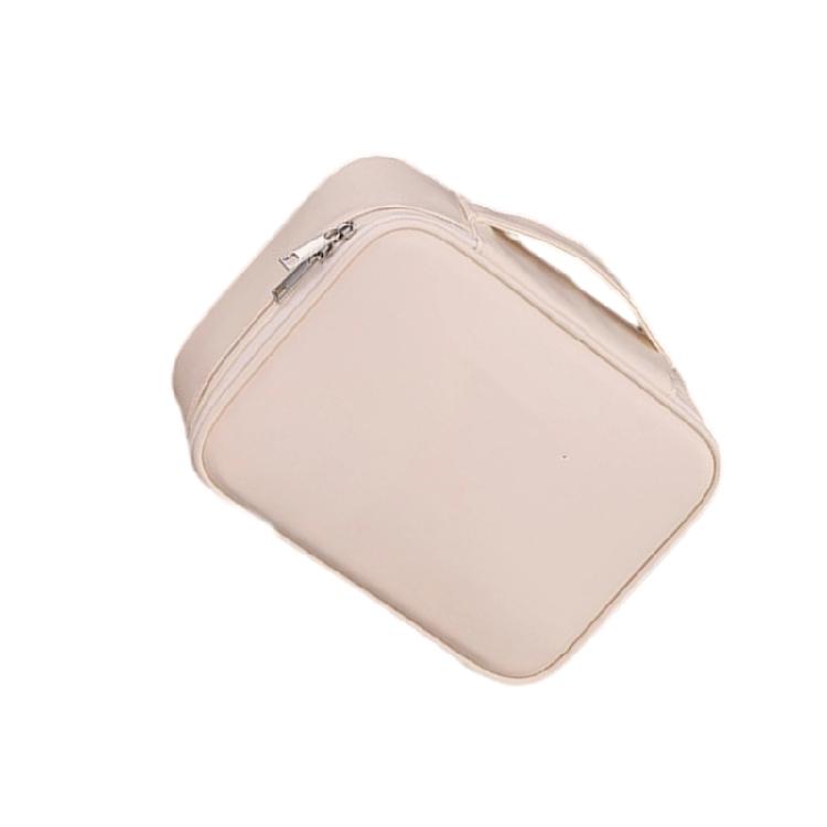 Oversized Cosmetic Storage Organizer Featuring Leakproof PU Substance And Structured Interior For Efficient Travel Packing