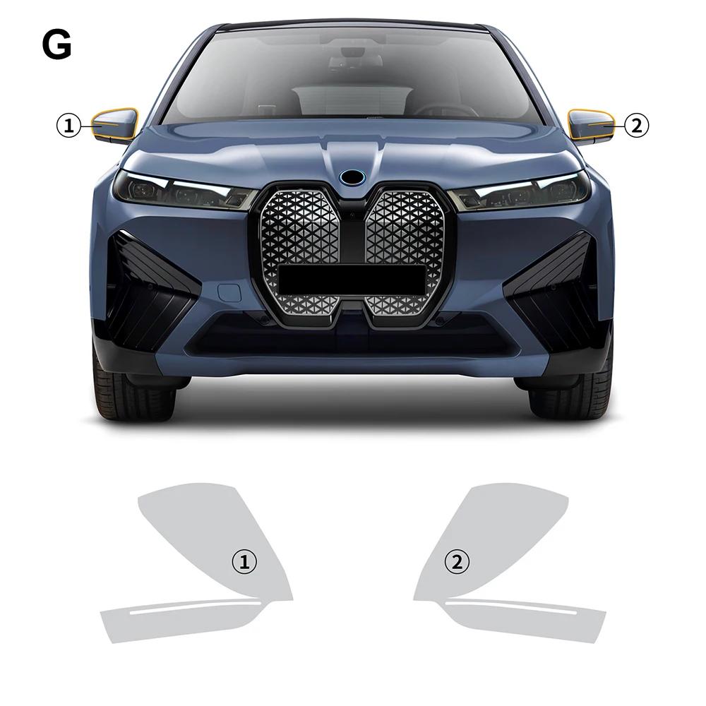 Pellicola Protettiva Vernice TPU per BMW iX50 iX40 M60 Xdrive i20 2022-2023 Adesivo Protettivo Trasparente per Fari e Specchietti Retrovisori