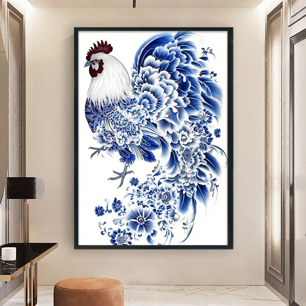 Full Embroidery Eco-cotton Thread 11CT Counted Porcelain Cross Stitch Kit