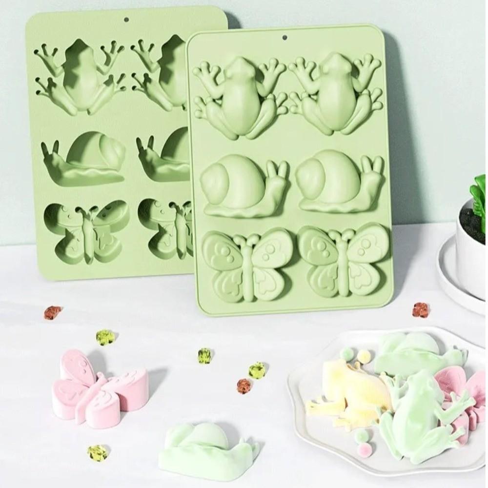 No-Stick Silicone Molds 6 Cavities Dinosaur Molds Durable Baking Molds  Baking Dessert
