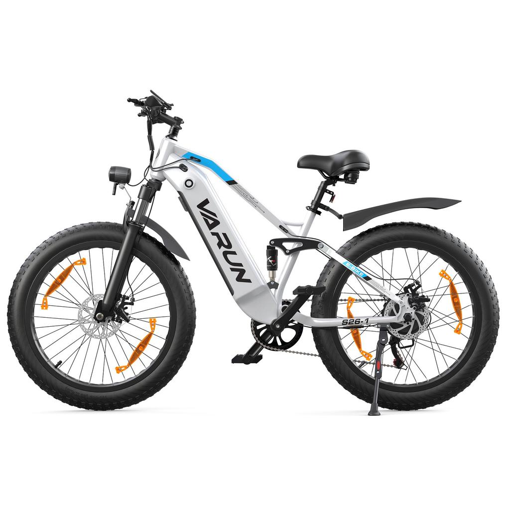 Varun S26-1 Dospělé Horské EBike S Dvojitou Kotoučovou Brzdou 26 Palcové Široké Terénní Pneumatiky Venkovní Elektrické Kolo 48V18Ah Baterie 750W Motor Elektrické Kolo