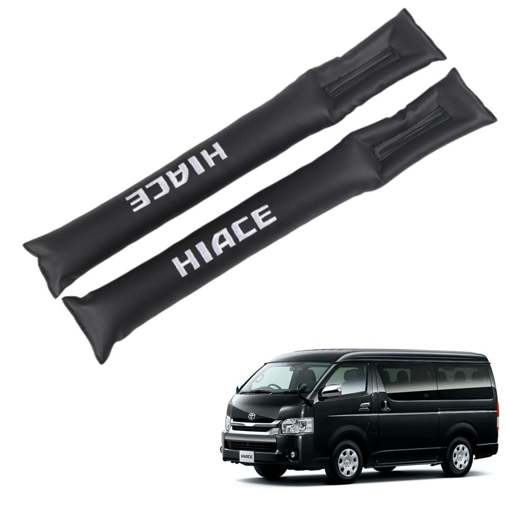 

XIKER Эксклюзивная подушка-заполнитель щели из ПУ кожи для Toyota Hiace 200 серии для боковой щели автомобильного сиденья для сиденья и пассажирского сиденья Предотвращает попадание мелких предметов из чёрный