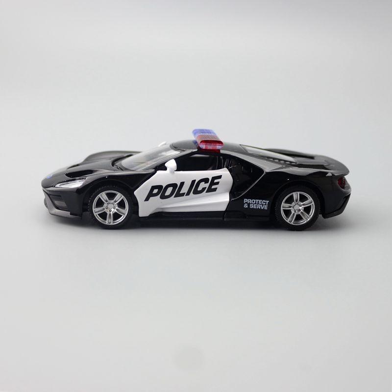 Alloy Car Model Ford Gt Police Car For Kids And Adults