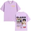 Eladio Carrion Sauce Boyz Album Graphic T-shirts Mens Women Clothing Fashion Hip Hop T Shirts Casual Cotton Short Sleeve T-shirt