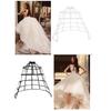 Adjustable Waist Bridal Skirt Hoop Cage Petticoat Steel Ring for Flower Girl Prom and Theatre Use