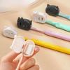 4Pcs Portable Toothbrush Head Case Cat Shape Toothbrush Head Covers  Bathroom Supplies