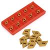 50 Pcs DCMT070204 Insert Boring Bar Cutter Carbide Inserts
