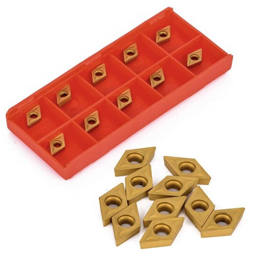 50 Pcs DCMT070204 Insert Boring Bar Cutter Carbide Inserts