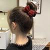 Delicato fermaglio per capelli con fiocco in velluto Fermaglio per capelli grande premium Fermaglio per capelli con perla francese sul retro