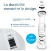 BRITA Filter Bottle - Fill & Serve Gris - Capacity 1.3L - 1 MicroDisc Filter Included