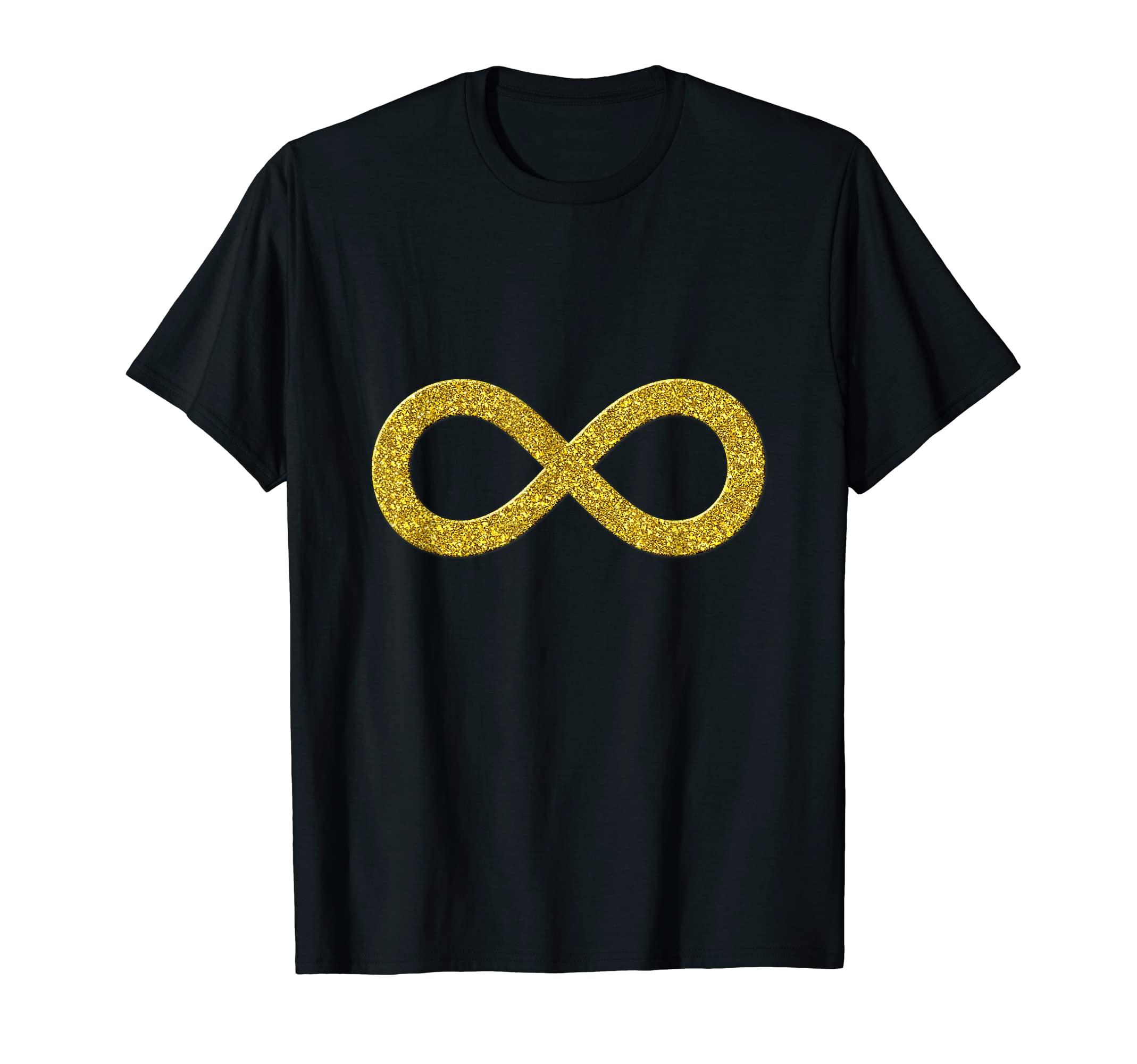 

Infinity Infinite Golden Endless Vintage Symbol T-Shirt чёрный
