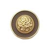 6Pcs High-End Design Round Metal Luxury Brand Sewing Button For Clothing Accessory Handmade Diy Material Decoration Gold Black