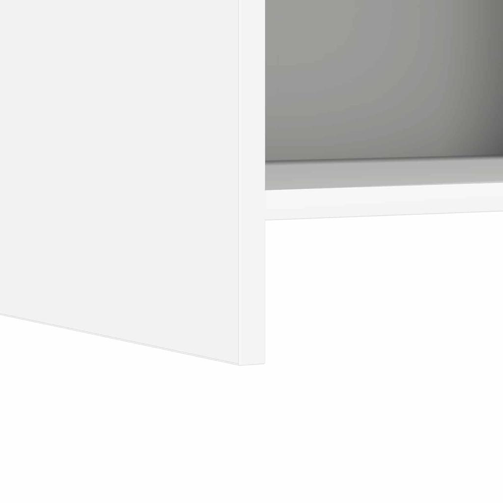 White Nightstands 40 x 30 x 60 cm Particleboard