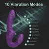 Vibrator with Remote Control for Women Lesbian Couples G-Spot Double-Ended Adult Sex Toys
