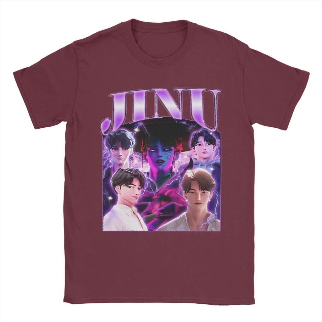 Jinu KPOP Dämonenjäger 90er-Jahre Stil T-Shirt Sommer T-Shirts Herren Baumwolle O-Ausschnitt Übergröße Kleidung Kurze Ärmel Streetwear TOPS