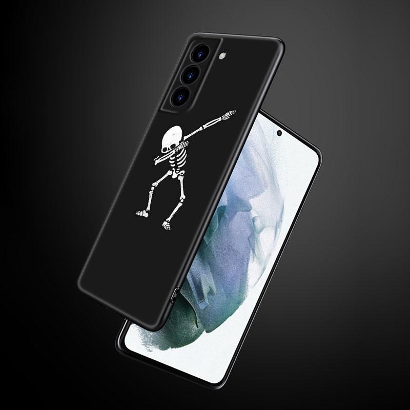 Simple Line Art Phone Case For Samsung Galaxy S22 Pro S21 S20 Ultra FE S10 Lite 5G S10E S9 S8 Plus Soft TPU Black Cover