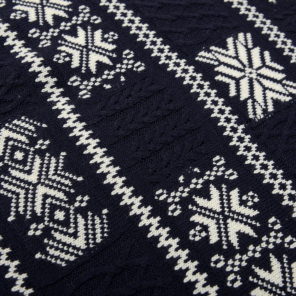 Pulover pulover cu mâneci lungi din tricot cald la modă cu diamante pentru bărbați