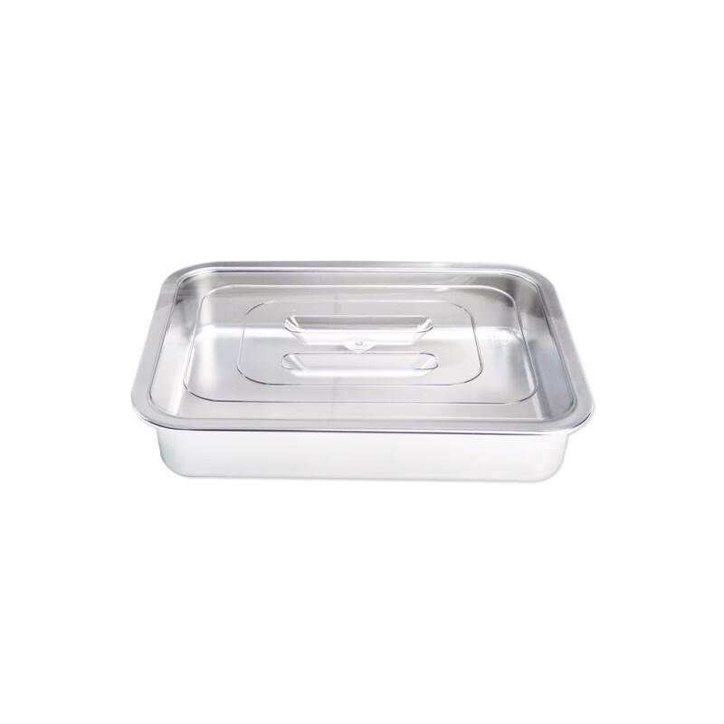 ShengJia 304 Stainless Steel Square Food Pan with Lid
