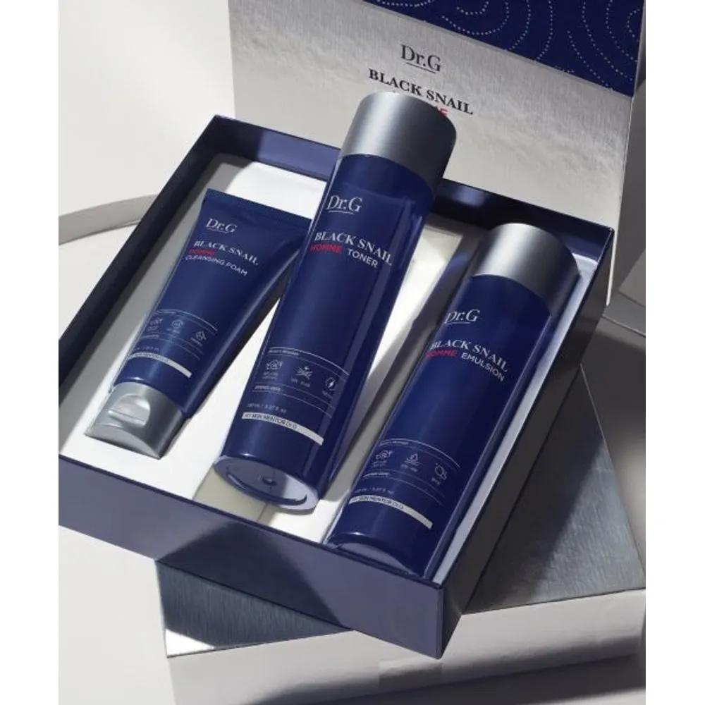 Dr.G Black Snail Homme Prestige Set