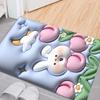 Bathroom Doormat Cartoon Style Home Doormat Thickened Absorbent Anti-slip Doormat Bathroom Foot Mat