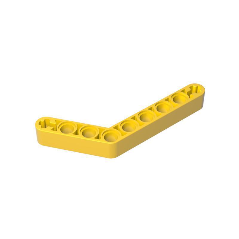 

10PCS 6629 Technical Parts Mechanical Beam 1x9 Bent (6 - 4) Thick MOC Accessory Toy Car Building Block Technical Liftarm 10PCS жовтий