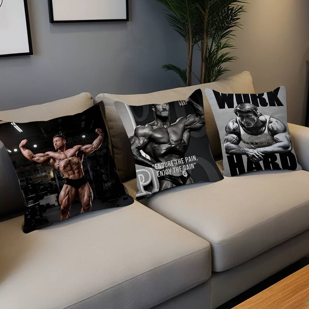 Fitness Motivation Pillow Cover for Bedroom Room and Living Room Sofa Decorative Cushion Cover