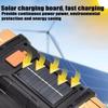 Multi-function Flashlight USB Solar Charging Dual-Purpose Lighting COB Work Light for Hurricane Emergency Hiking Camping