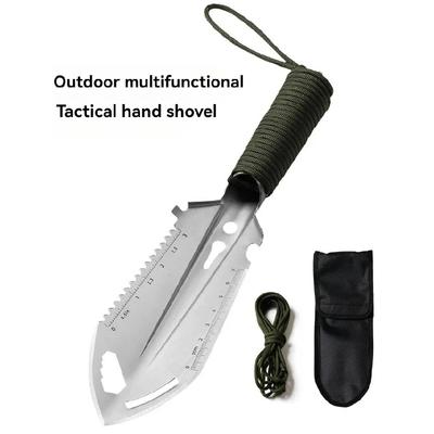 Camping Portable Engineer Shovel, Field Survival Tools, Outdoor Stainless Steel Multi-functional Small Tactical Hand Shovel