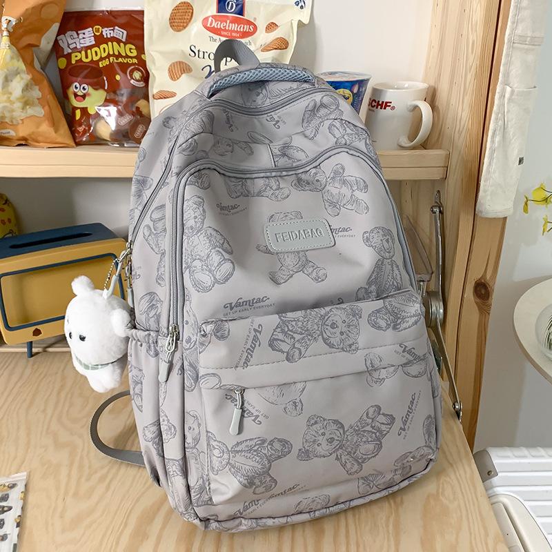 Schoolbag for Children Elementary School Students Cute Bear Middle School Students Girls Backpack