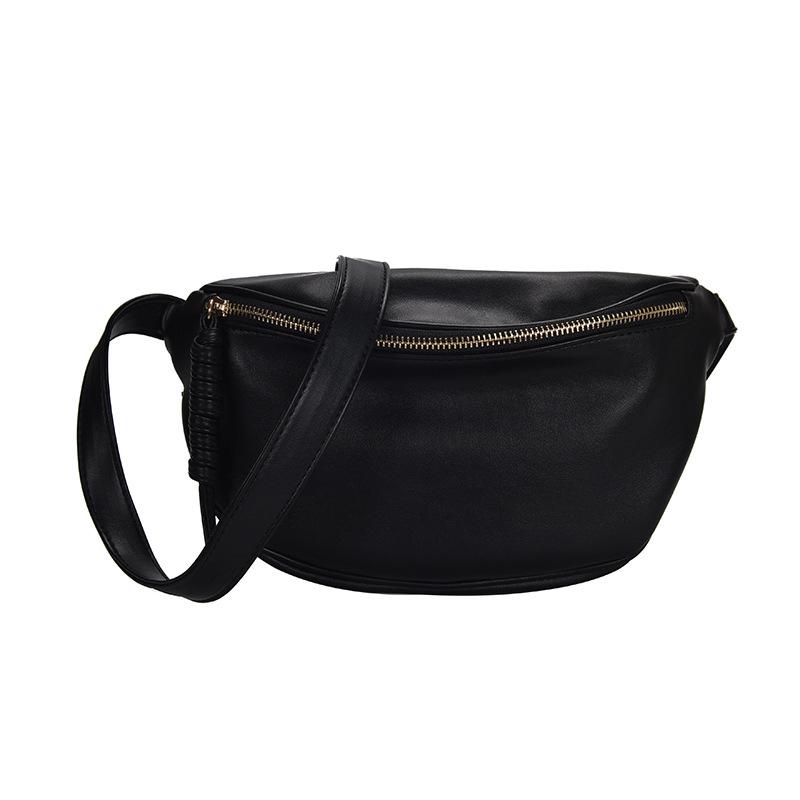 Fashion Women Waist Bag Fanny Pack Large Capacity Crossbody Chest Bags Banana Pack New winter Leather Ladies Belt Bag Waist Pack