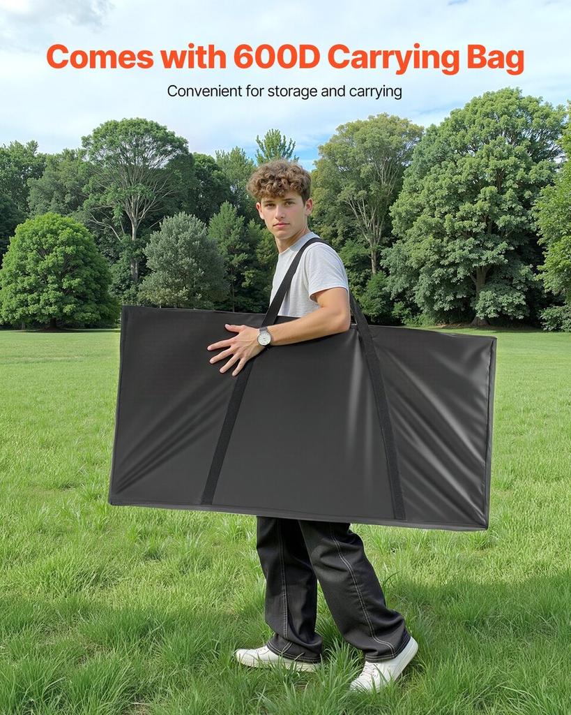 4x2ft Cornhole Set Portable Corn Hole Toss Game Board Wood with 8 Bean Bag