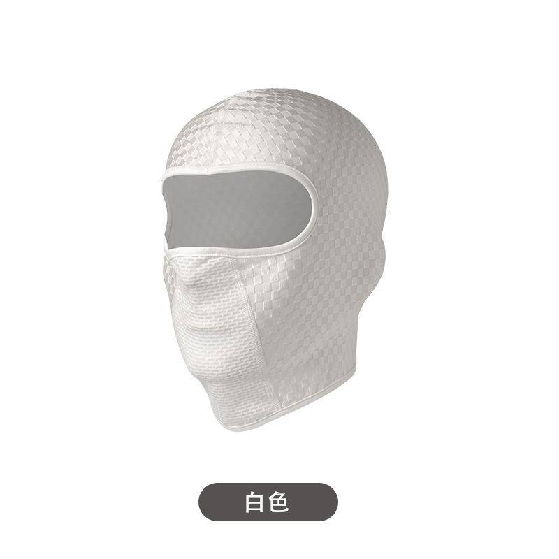 

Cycling mask Ice silk sunscreen Motorcycle helmet Lined full face hood One size fits all