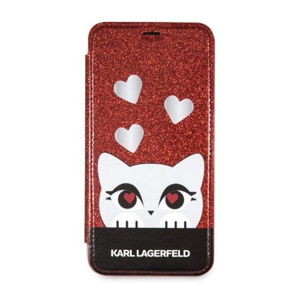 Karl Lagerfeld Klflbkpxvdcre Iphone X/Xs Red/Czerwony Book Valentine