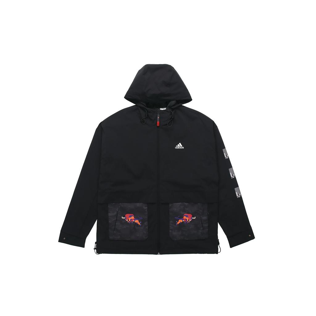 adidas CNY Jackets Men's Black Hooded Moderate Other (Unisex) Jackets GP1821