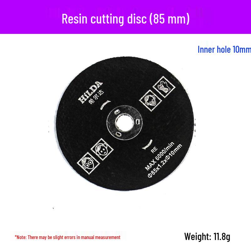 3" Mini Electric Circular Saw Blade for Wood, Plastic & Metal, Diamond Grinding Wheel, 85x10x12mm