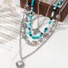New Self-developed New Trendy Multi-layer Chain Beaded Necklace Design Is Simple