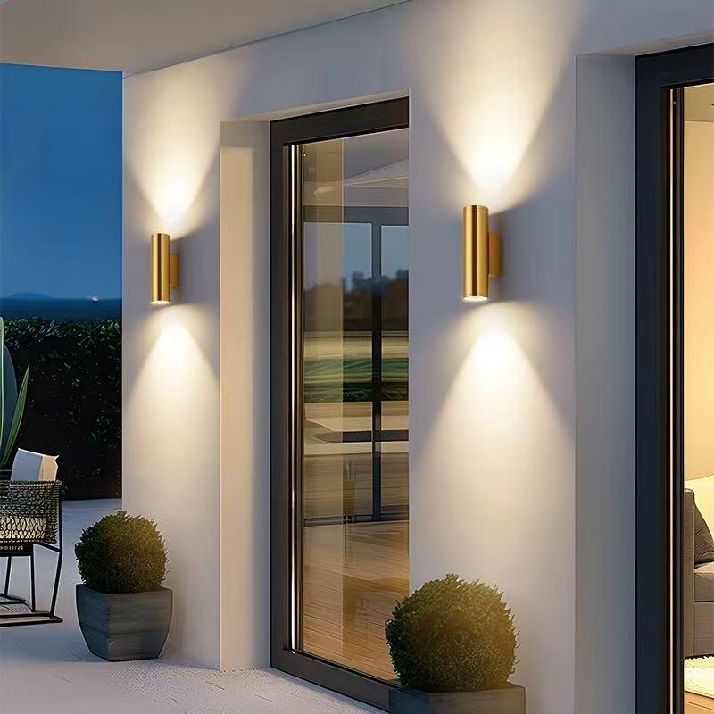 Outdoor Dual-Head Wall Light for Courtyard, Corridor, Patio, Gate, and Villa Exteriors
