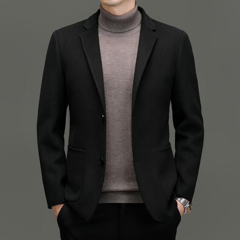 

Мужское деловое повседневное короткое пальто из смесовой шерсти со съемной подкладкой из пуха 4XL