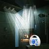 Shower Radio Water Proof Adjustable Volume AM FM Bathroom Radio Portable Easy Tuning Blue